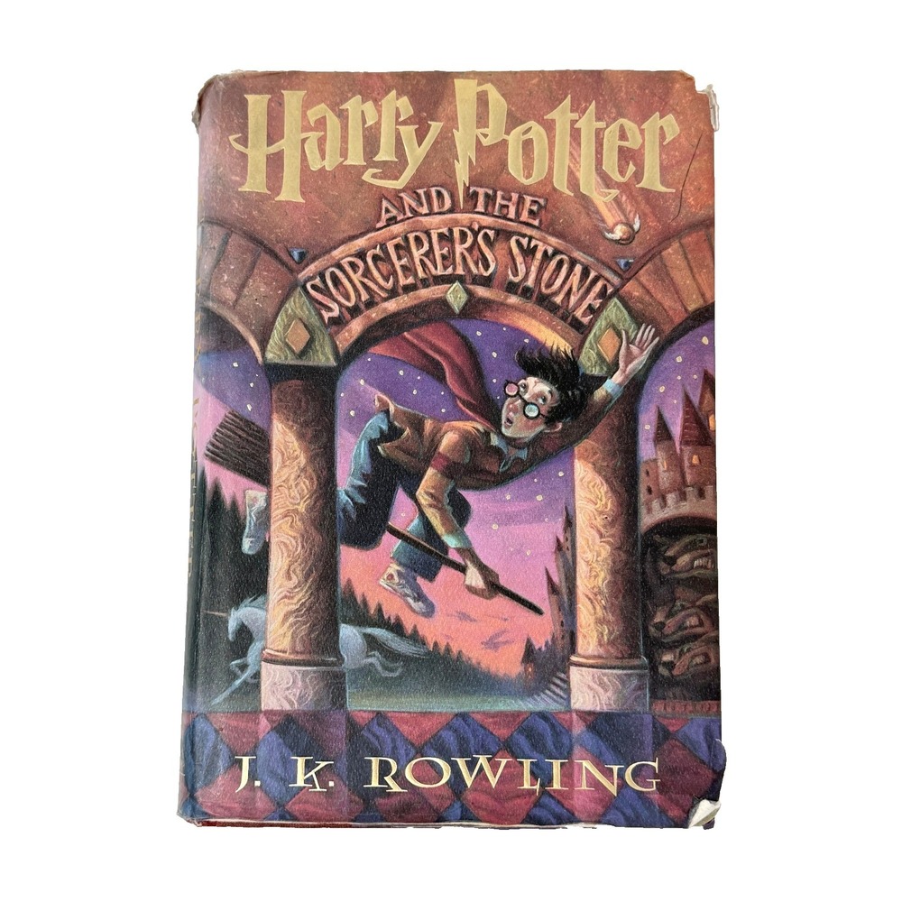 Harry‎ Potter Sorcerers Stone First American Edition 1998 Hardcover DJ